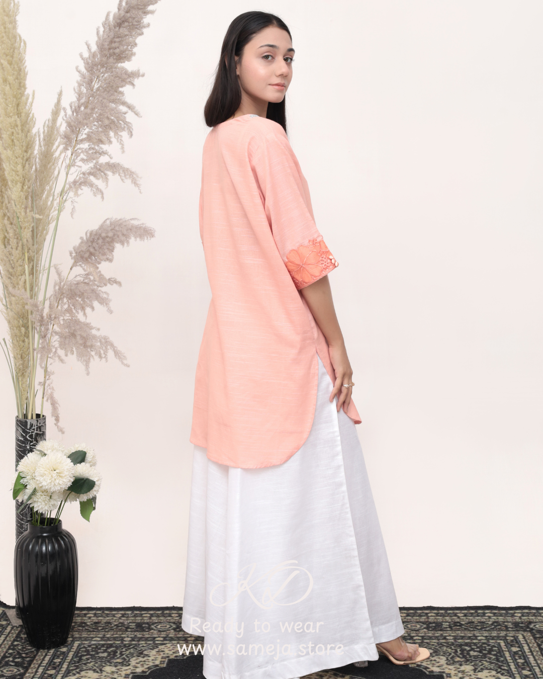 Pink lvory bloom 2-Piece